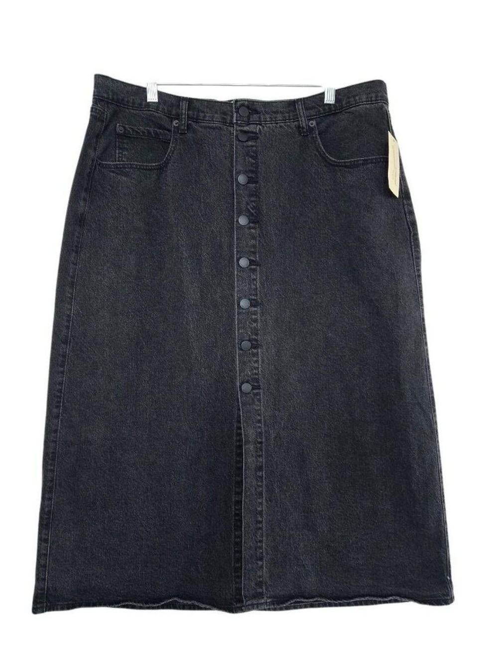 Universal Thread Black Denim Skirt